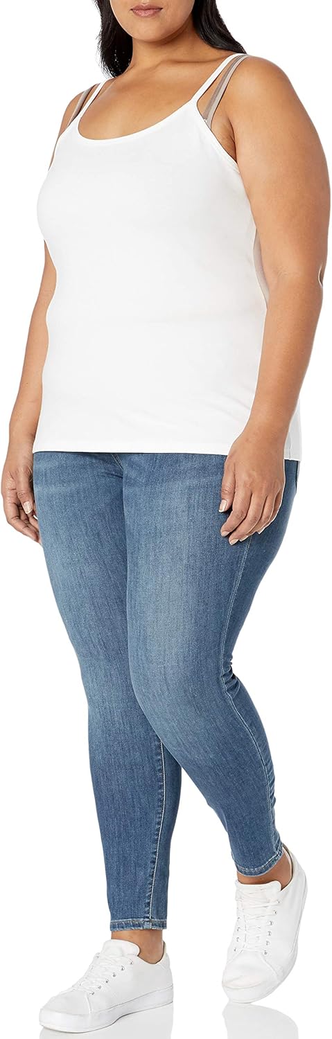 Amazon Essentials Women's Tank Top Camisole Pack, Plus Size - Image 2