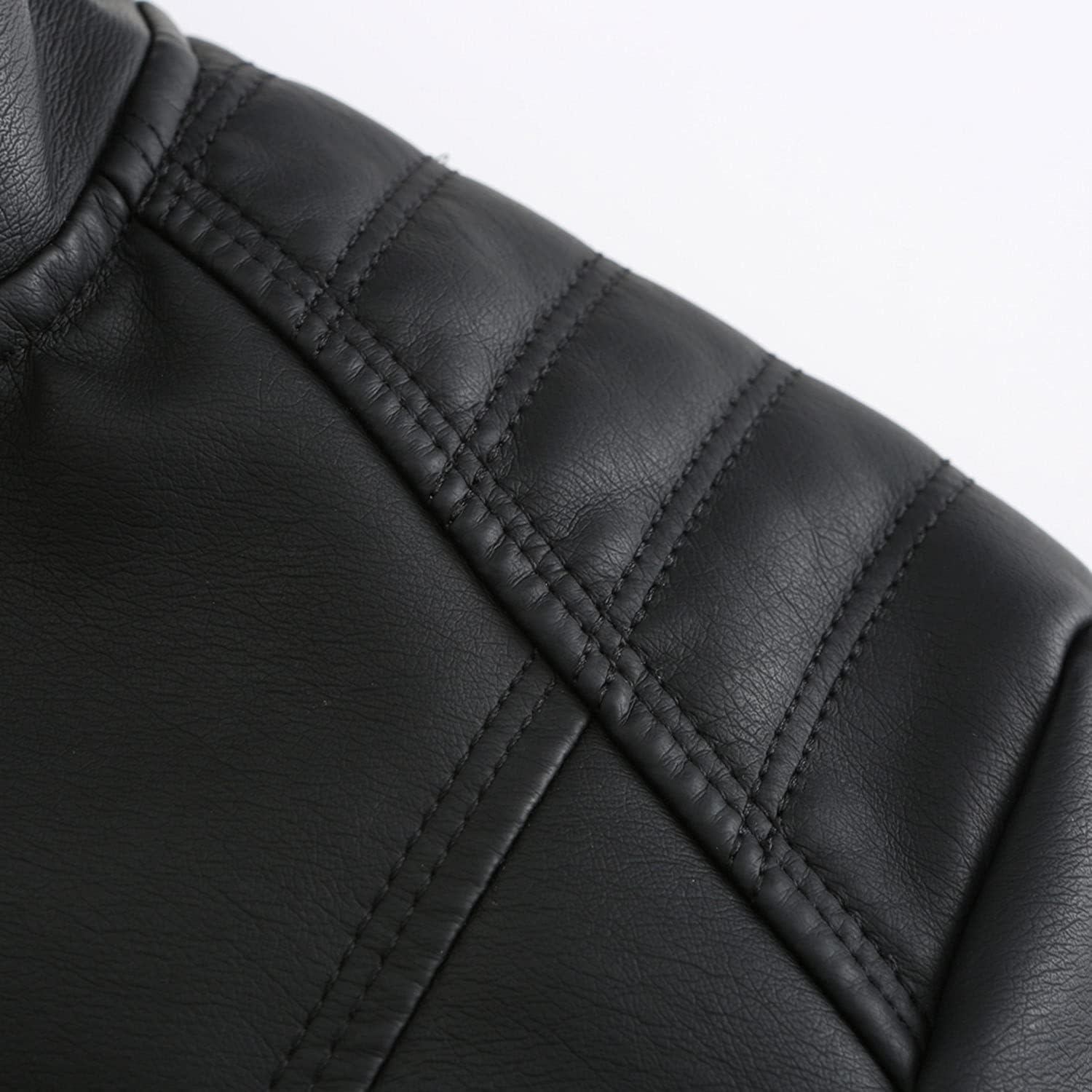 DEAR MODEL Faux Leather Jacket Women Bomber Jacket Women's Belted Motorcycle Jacket - Image 5