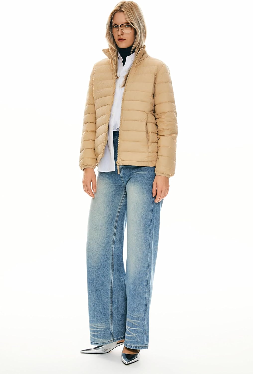 Orolay Women's Lightweight Packable Down Jacket Quilted Puffer Coat with Stand Collar - Image 7