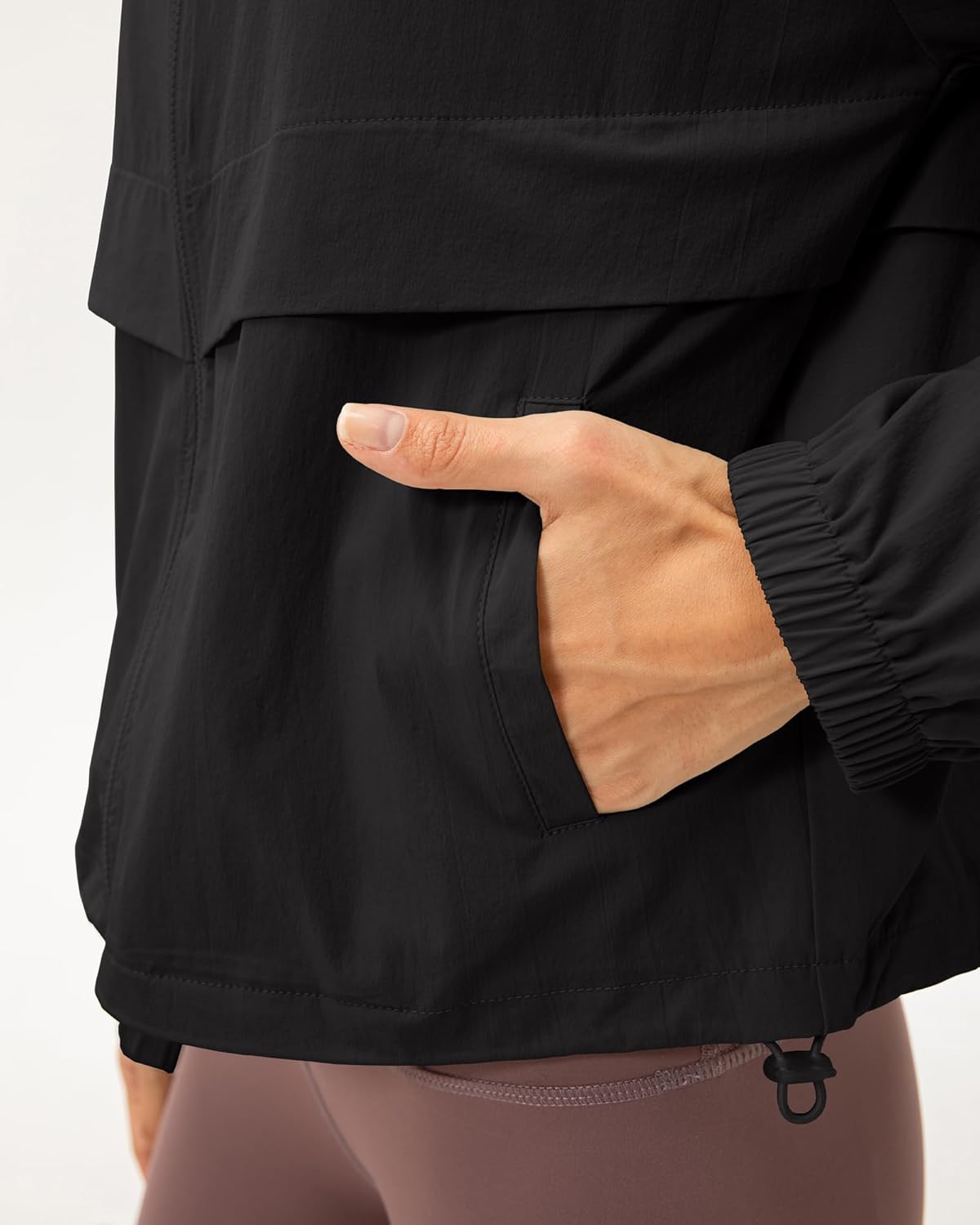 Gacaky Women's Lightweight Athletic Jacket Sun Protection Full Zip Long Sleeve Shirts Workout Track Jackets with Pocket - Image 7