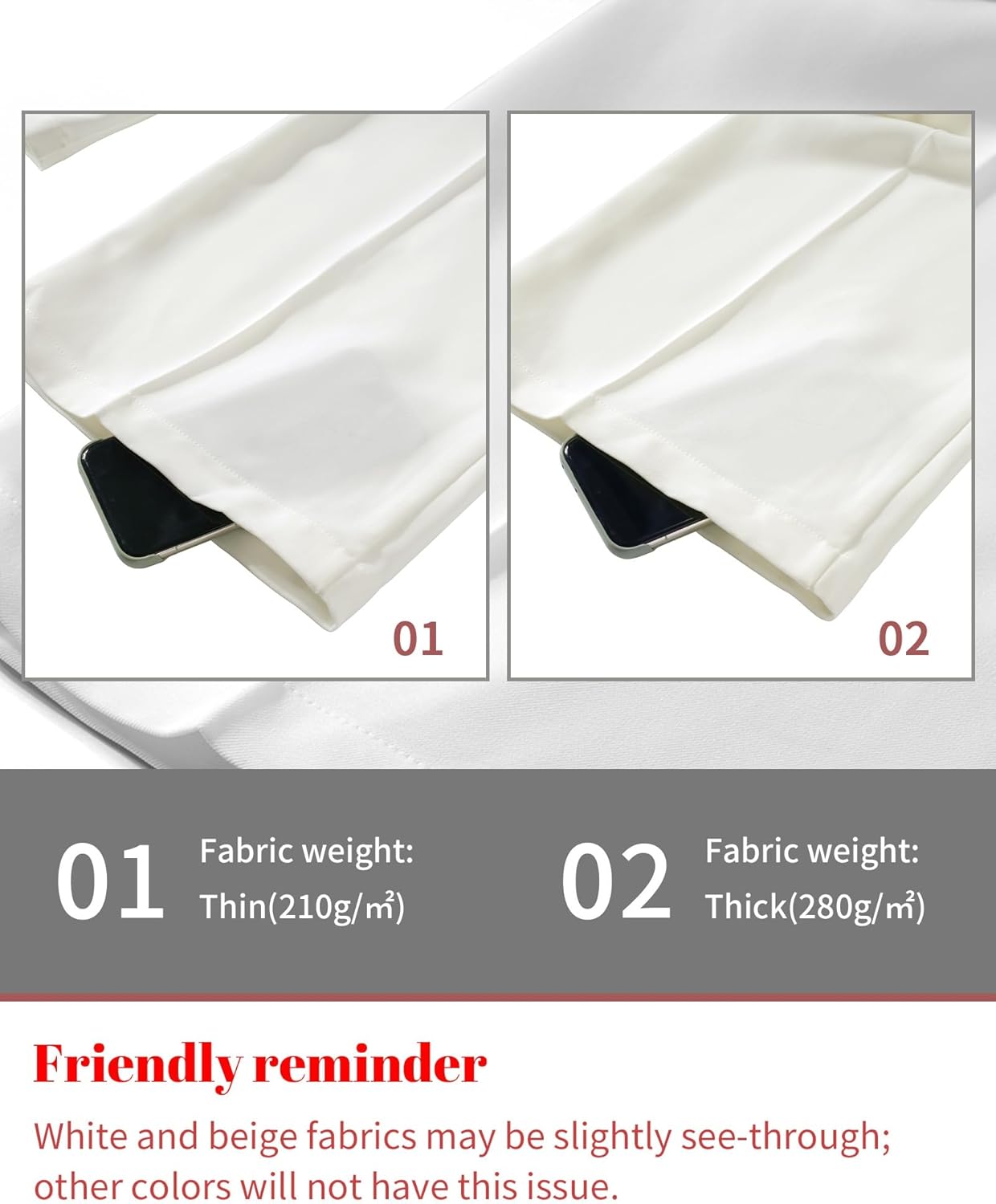 FUNYYZO Wide Leg Pants Women's High Elastic Waisted in The Back Business Work Trousers Long Straight Suit Pants - Image 4