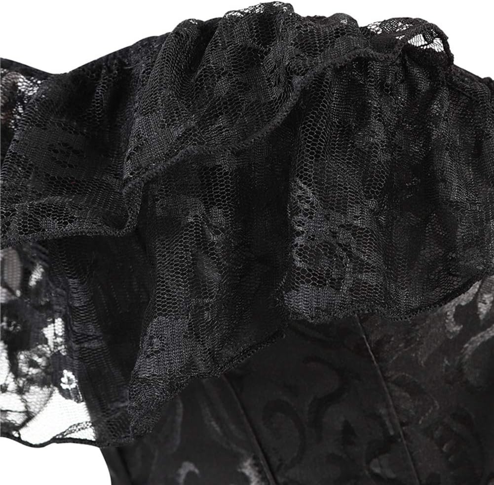 Corset Top for Women Renaissance Steampunk Bustier Top Sexy Lace Up Corset Top Festival Pirate Halloween Costume - Image 4