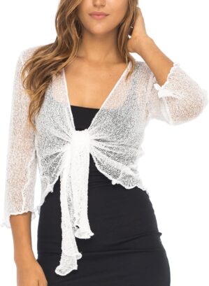 Back From Bali Womens Sheer Shrug C...