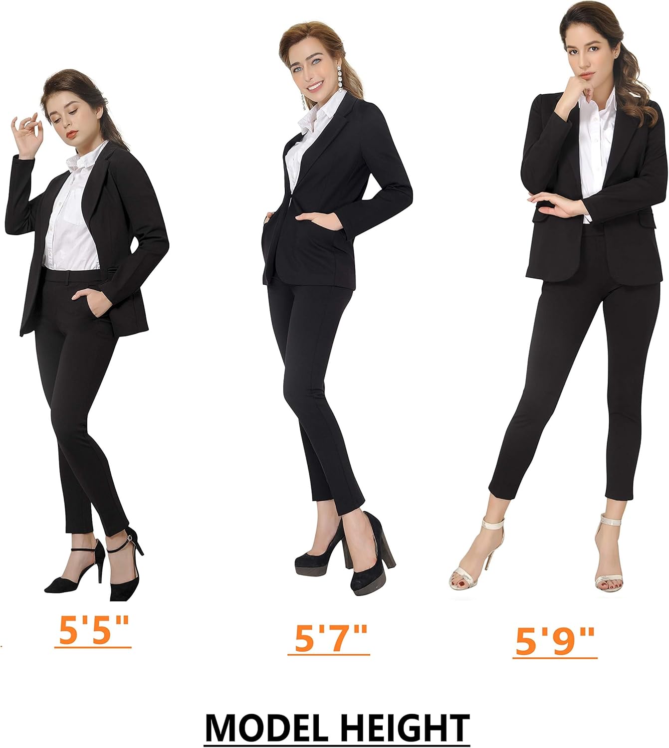 Marycrafts Women’s Two Piece Suits – Business Blazer Pant Suit Set, Professional Work Outfit for Office - Image 8