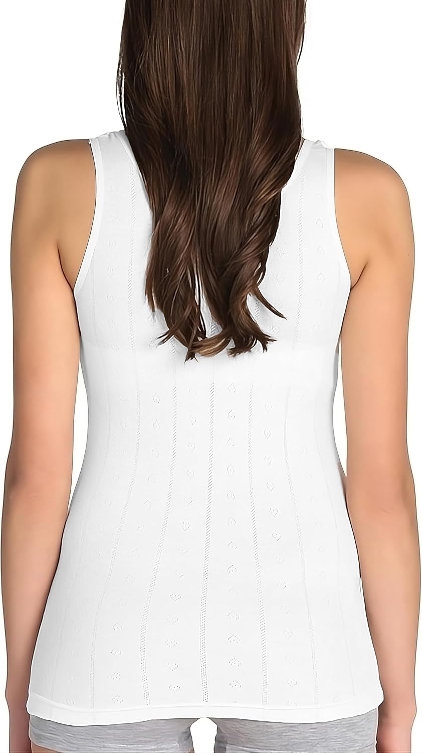 VAVONNE Camisole for Women, All Cotton, Airy Soft Comfy Tank Tops Cami Undershirt - Image 3