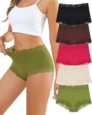 LEVAO Boy Shorts Underwear for Wome...