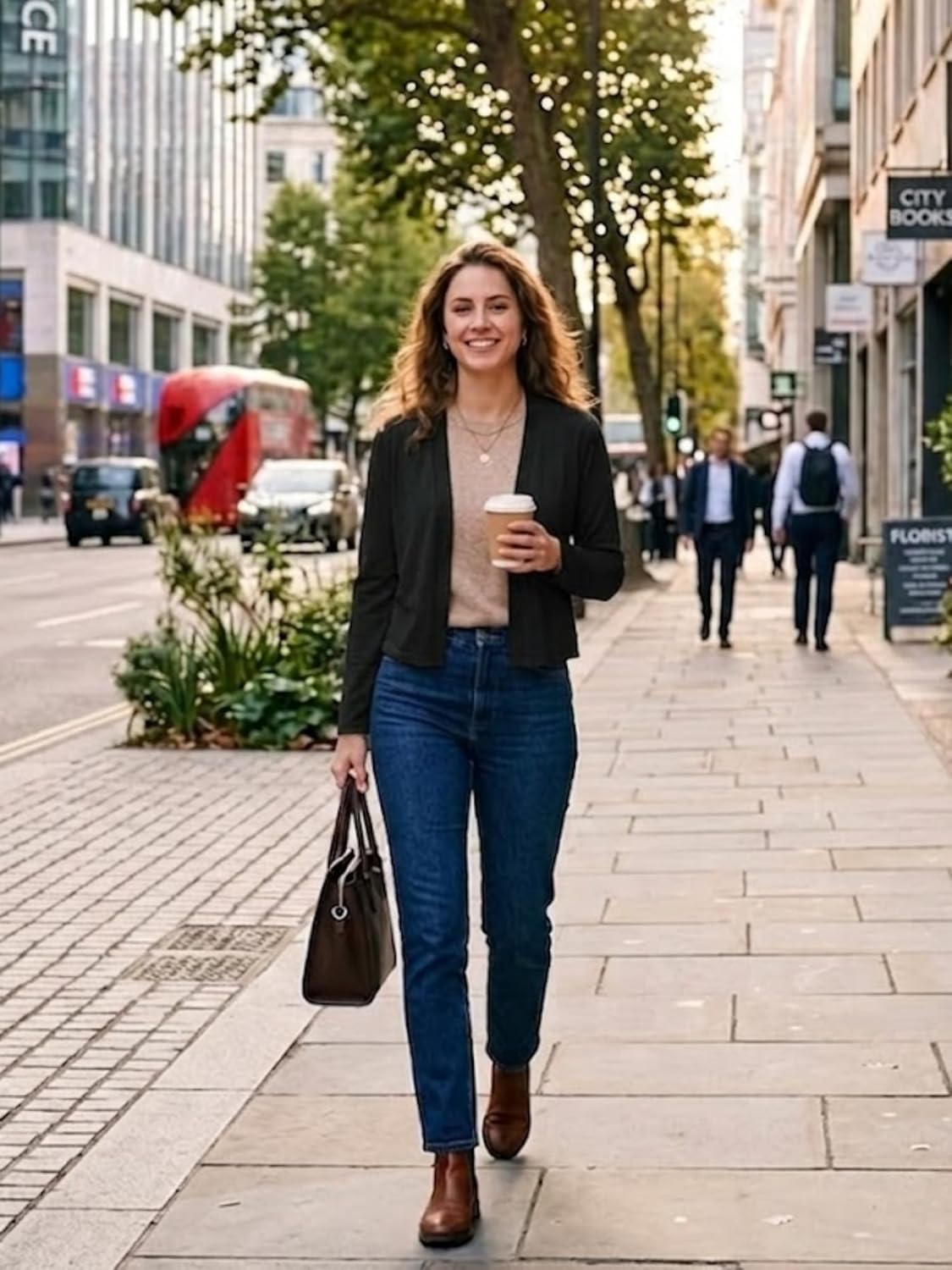 Women's Thin Shrugs Long Sleeve Lightweight Cropped Tops Open Front Cardigan for Dress - Image 2