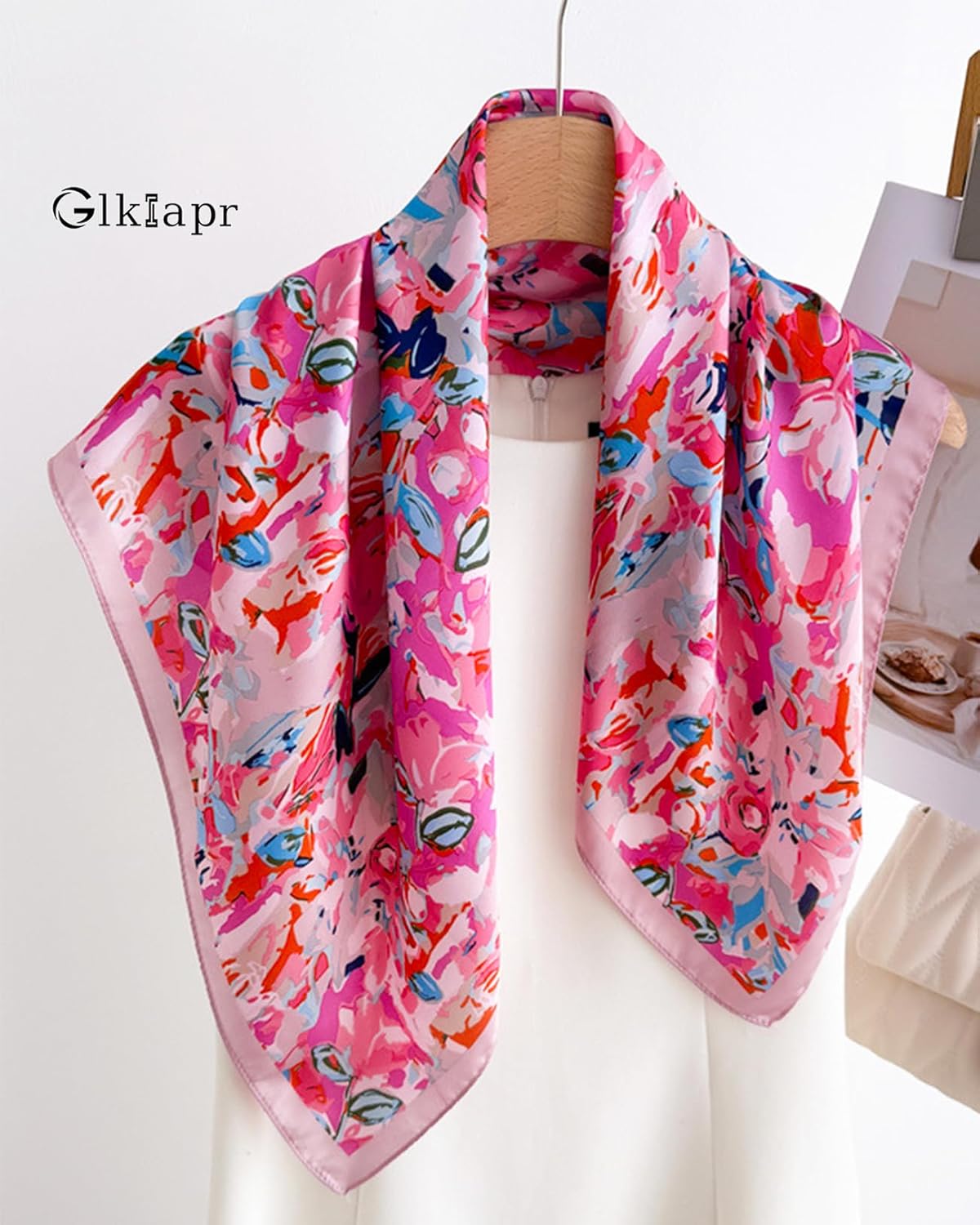 Satin Bandana Headscarf for Women Silky Hair Scarves for Fashion Lightweight - Image 3