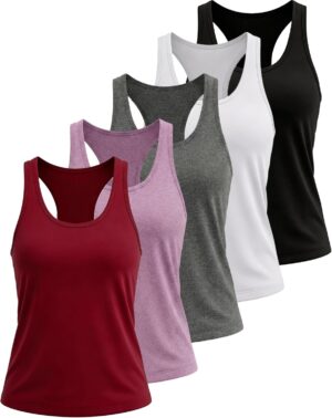 6 or 5 Pack Workout Tank Tops for W...