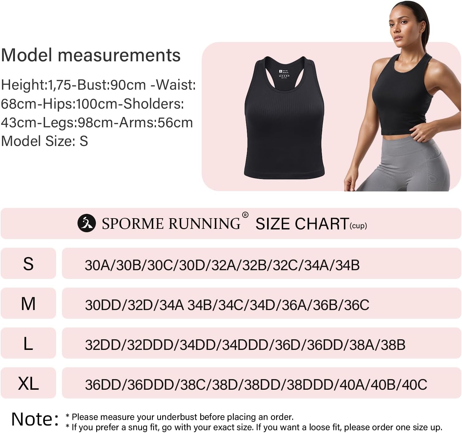 2/3/4 Packs Ribbed Racerback Tanks with Built in Bra for Women -Women’s Seamless Crop Tops Camisole Sport Bra - Image 4