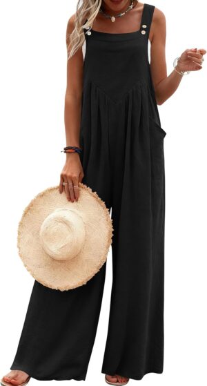 Ekouaer Women’s Casual Overal...