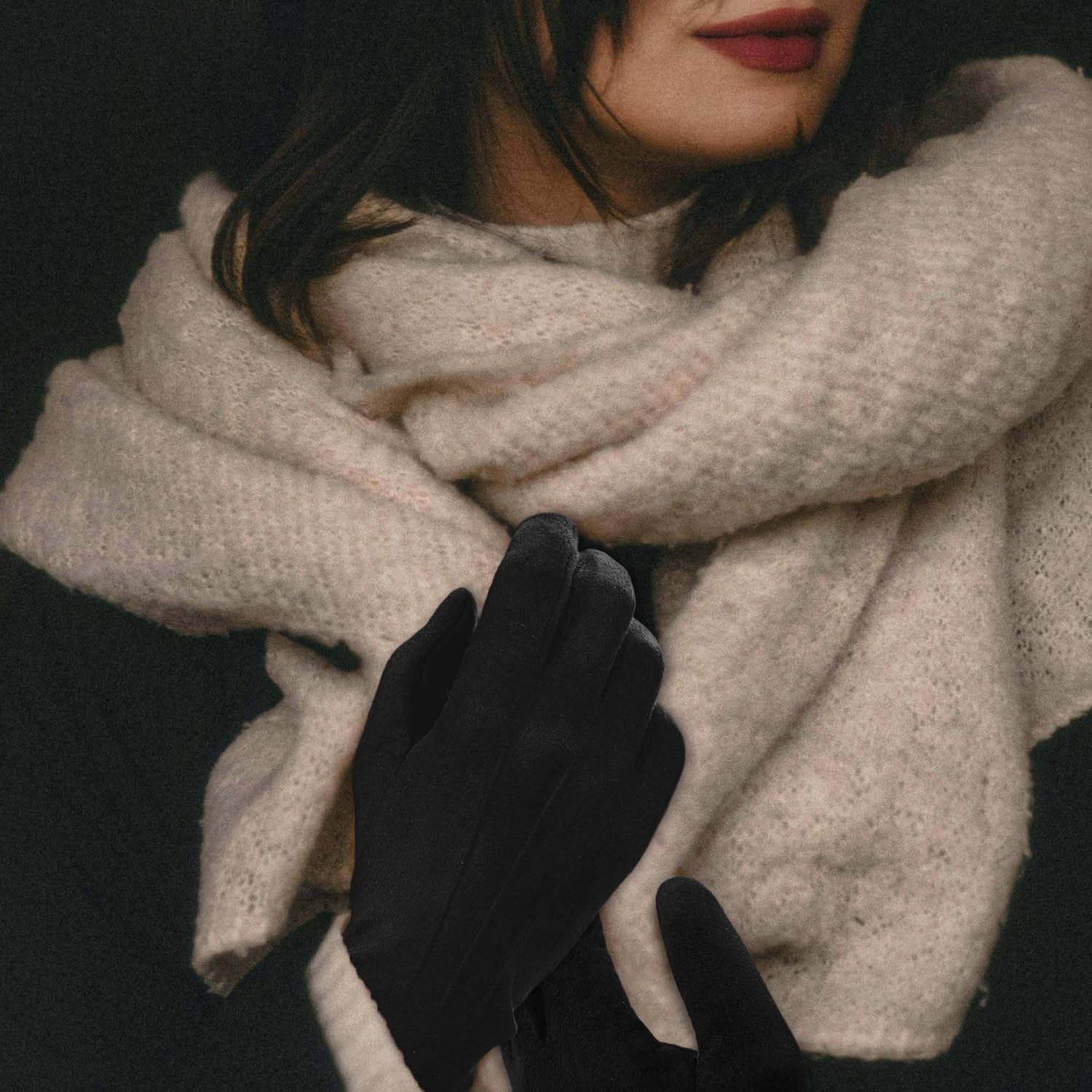 Achiou Women Winter Touchscreen Gloves Soft Comfortable Thermal Elastic Stretch Texting Glove for Traveling, Cycling, Running - Image 5