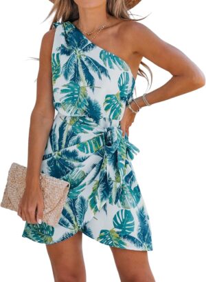 CUPSHE Women’s One Shoulder L...