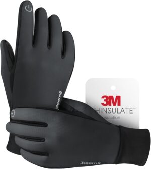 Winter Gloves Men Women Made with 3...
