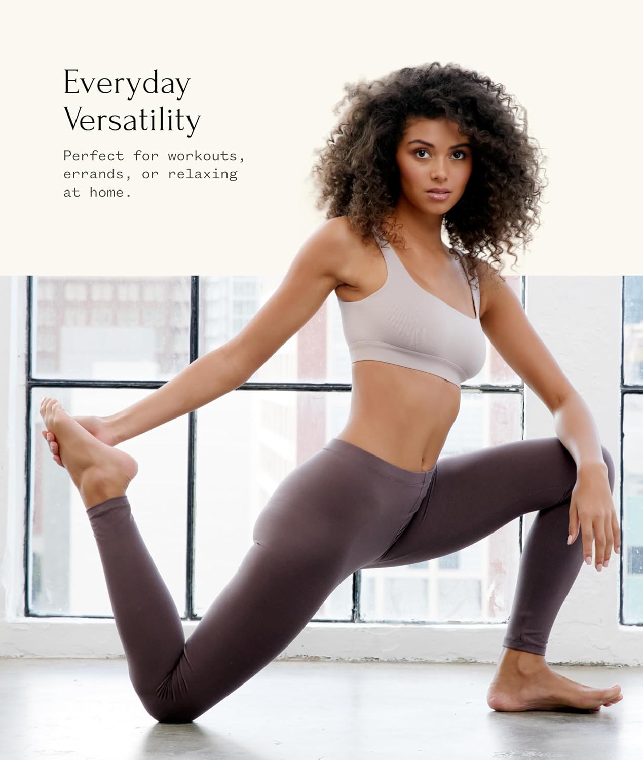 Felina Velvety Super Soft Lightweight Leggings 2 Pack - Yoga Pants, Workout Clothes - Image 5