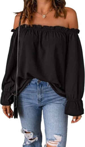 Spriolim Women’s Off Shoulder...