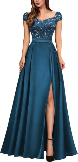 Miusol Women’s Elegant V-Neck...