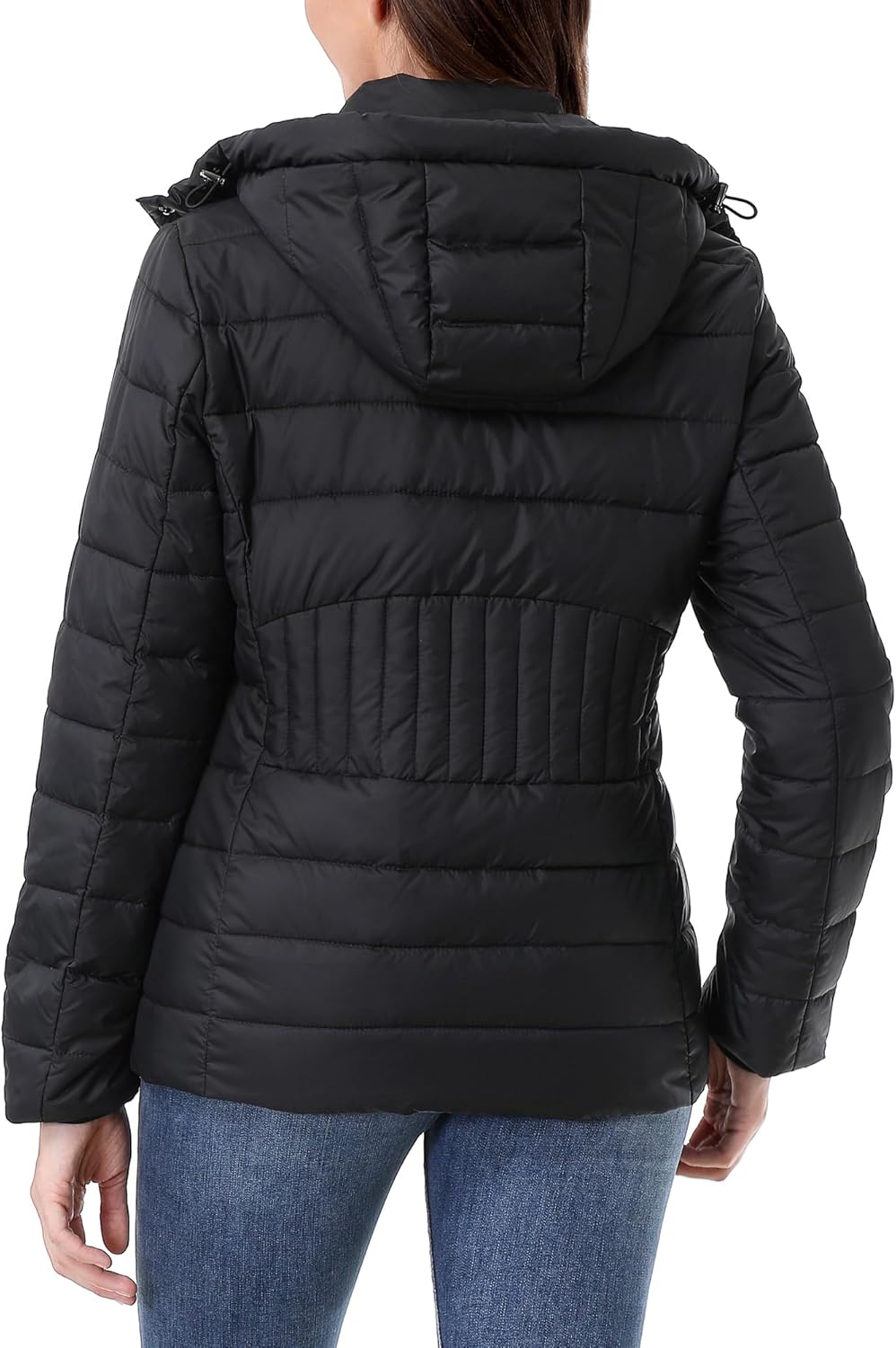 TDYPCI Women's Winter Coat Lightweight Waterproof Puffer Jacket - Quilted Short Down Coat for Women, Warm Winter Jacket - Image 5