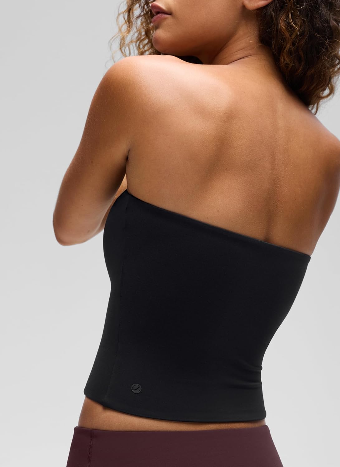 CRZ YOGA Butterluxe Double Lined Tube Tops for Women - Going Out Casual Tank Bandeau Crop Strapless Shirts - Image 5