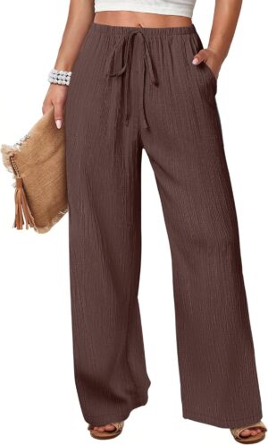 ANRABESS Women’s Wide Leg Bea...