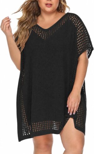 Chalier Womens Swimsuit Coverup Cro...