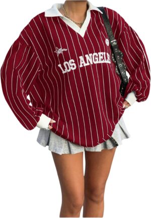 SOLY HUX Women’s Oversized Te...