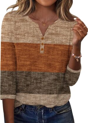 Zeagoo 3/4 Length Sleeve Womens Top...