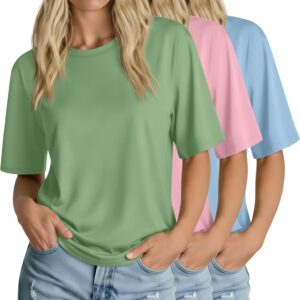 Huukeay 3 Pack Women’s Half S...