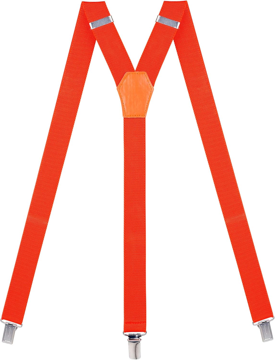 Womens Suspenders – Y Back Style – 1" Width - Comfortably Adjustable Elastic Straps and Metal Clips