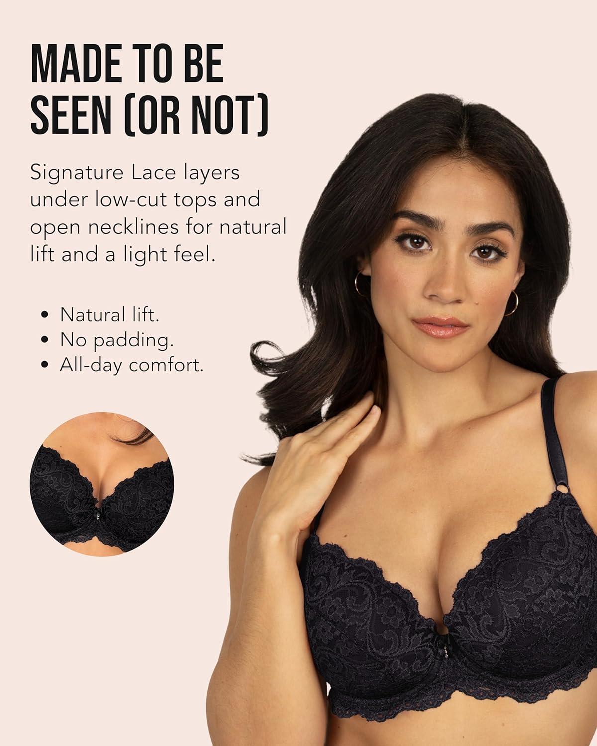Smart & Sexy Women's Signature Lace Push-up Bra - Perfect for Seeking Effortless Style and Comfort - Image 6