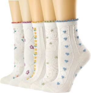Women’s Ruffle Socks, Casual ...