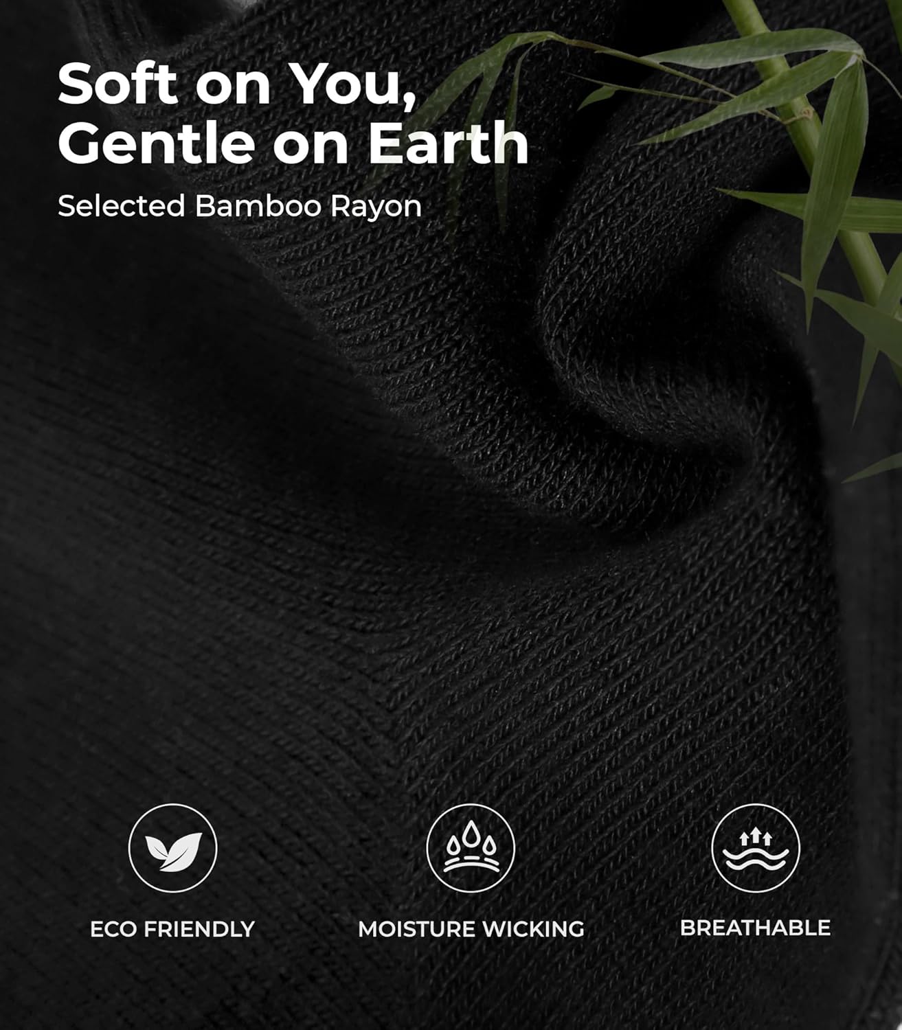 CS CELERSPORT Womens Soft Bamboo Rayon Crew Socks, Thin Breathable Trouser Dress Casual Ankle Socks 6 Pairs - Image 6