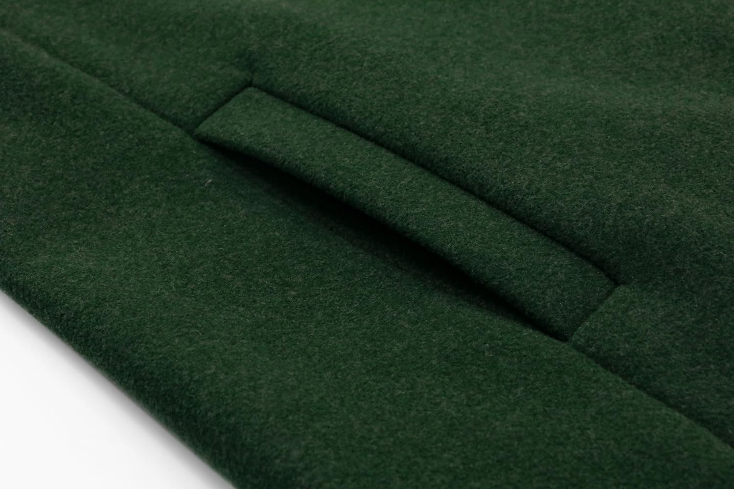 CHARTOU Women's Casual Thicken Wool Blend Stand Collar Single Breasted Pea Coat - Image 3