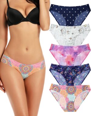 voenxe Women Bikini Underwear,Seaml...