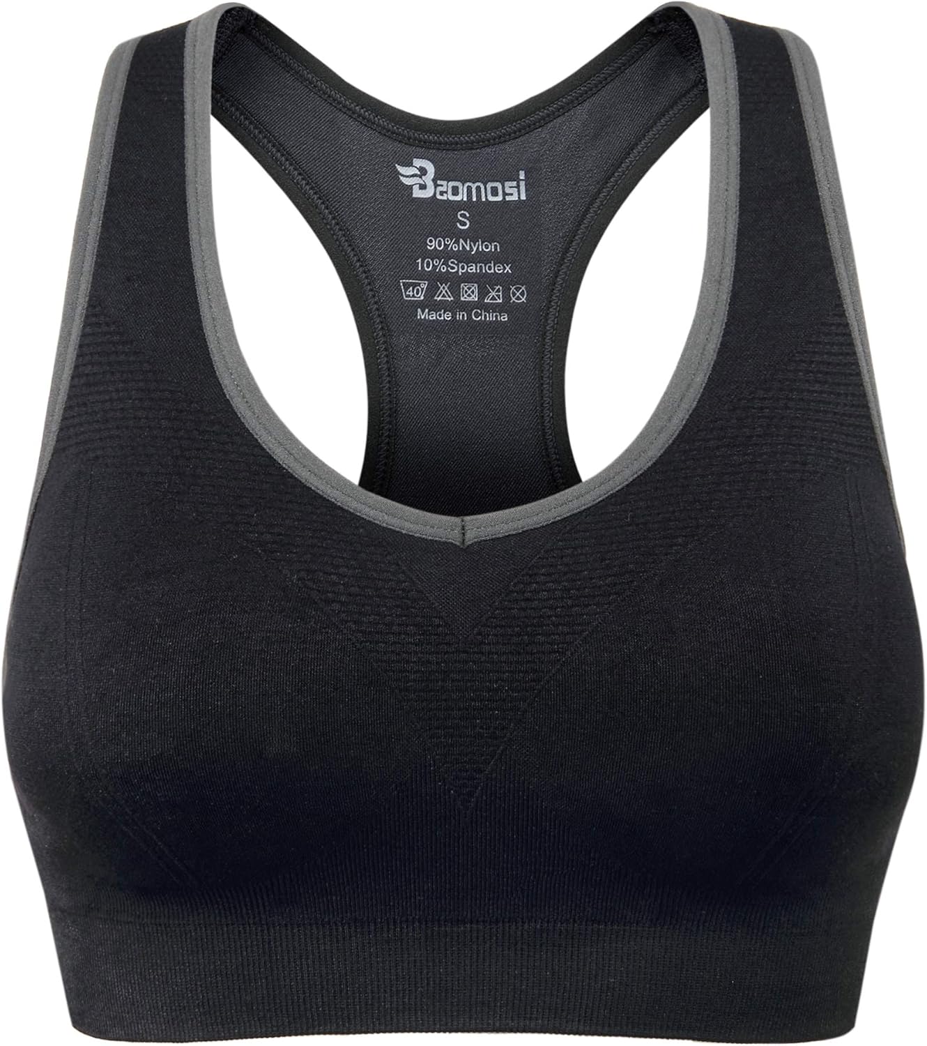 Women's Seamless Racerback Sports Bra High Impact Support Yoga Gym Workout Fitness - Image 9