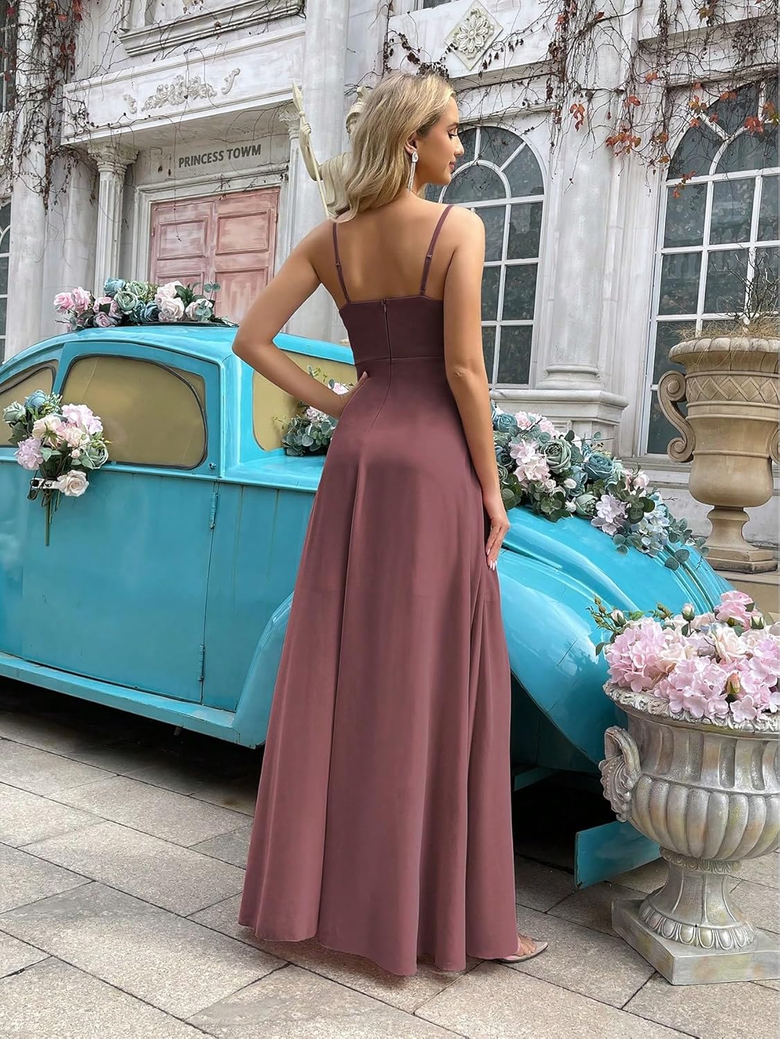 Women's Formal Evening Gown Elegant Long Prom Dress Summer Wedding Guest Party Cocktail Bridesmaid Maxi Dress - Image 3
