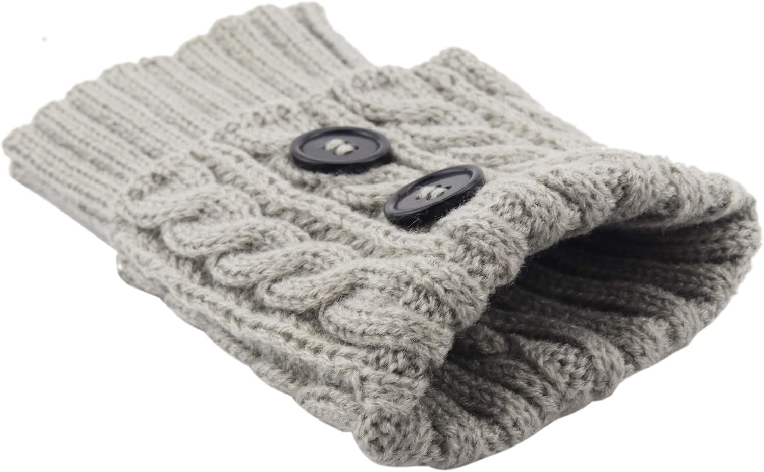 Bestjybt 3 Pairs Womens Short Boots Socks Crochet Knitted Boot Cuffs Leg Warmers Socks - Image 3