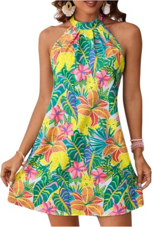 Floerns Women’s Sleeveless Fl...