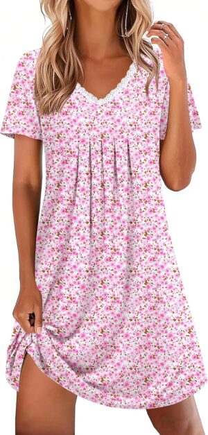 Ekouaer Nightgowns for Women Cotton...