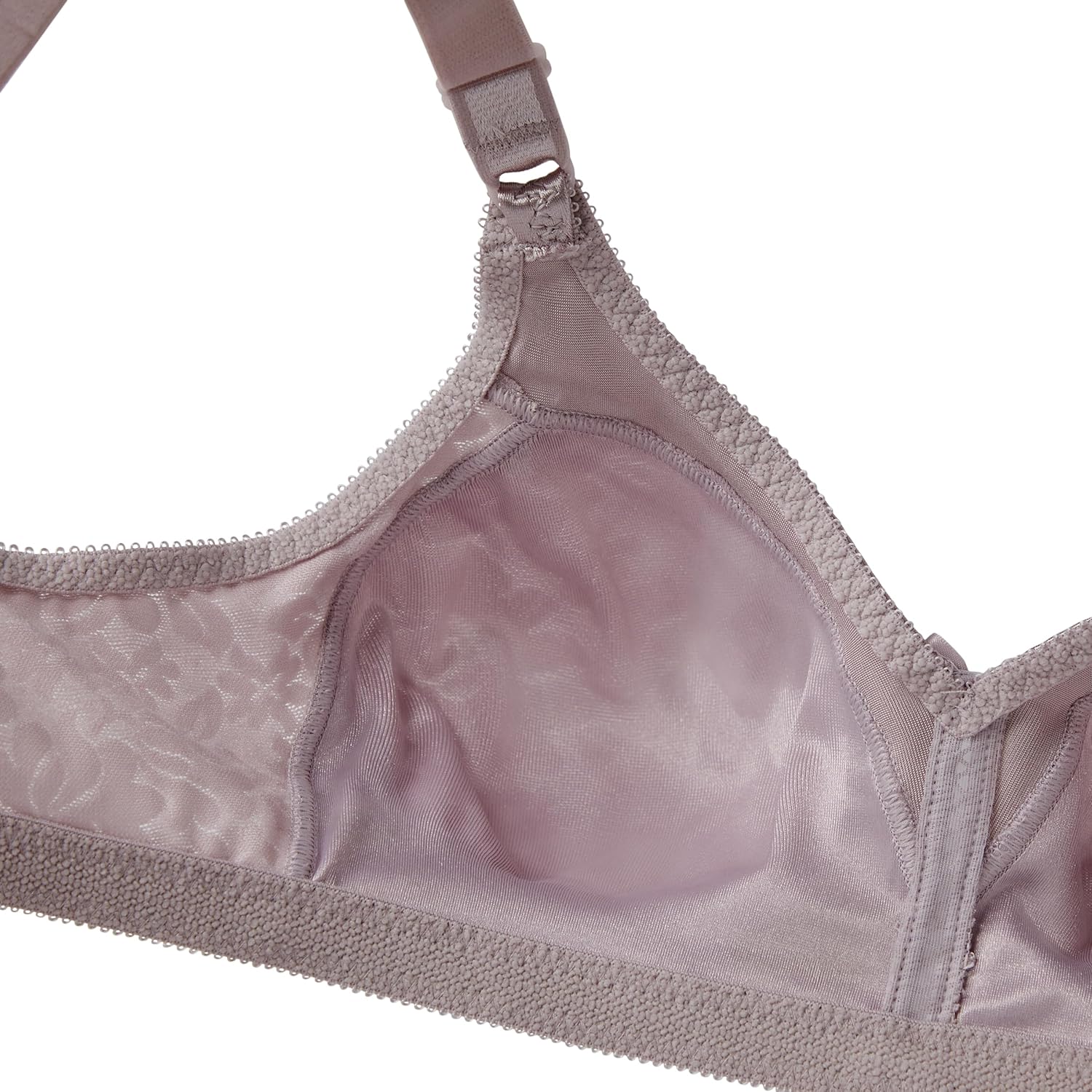 Bali Women's Wireless Lace Bra, Double Support Lace Bras for Women, Stay-in-Place Straps, Full Coverage, Comfortable - Image 4