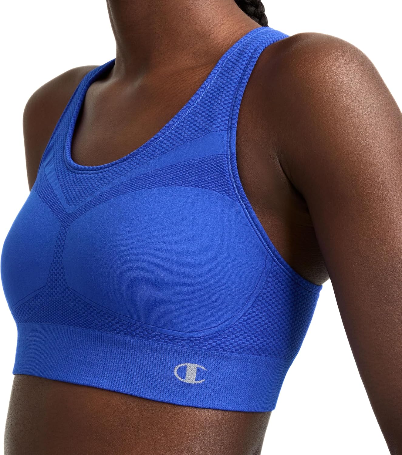 Champion Women's The Infinity Racerback Sports Bra, Moderate Support, Seamless, Moisture-Wicking - Image 3