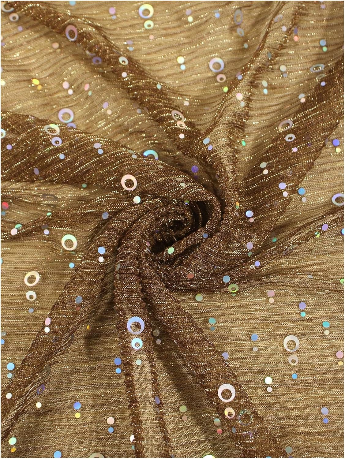 Floerns Women's Sequin Bandana Square Scarf Silk Scarves Mesh Shawl and Wrap for Evening Dresses - Image 2