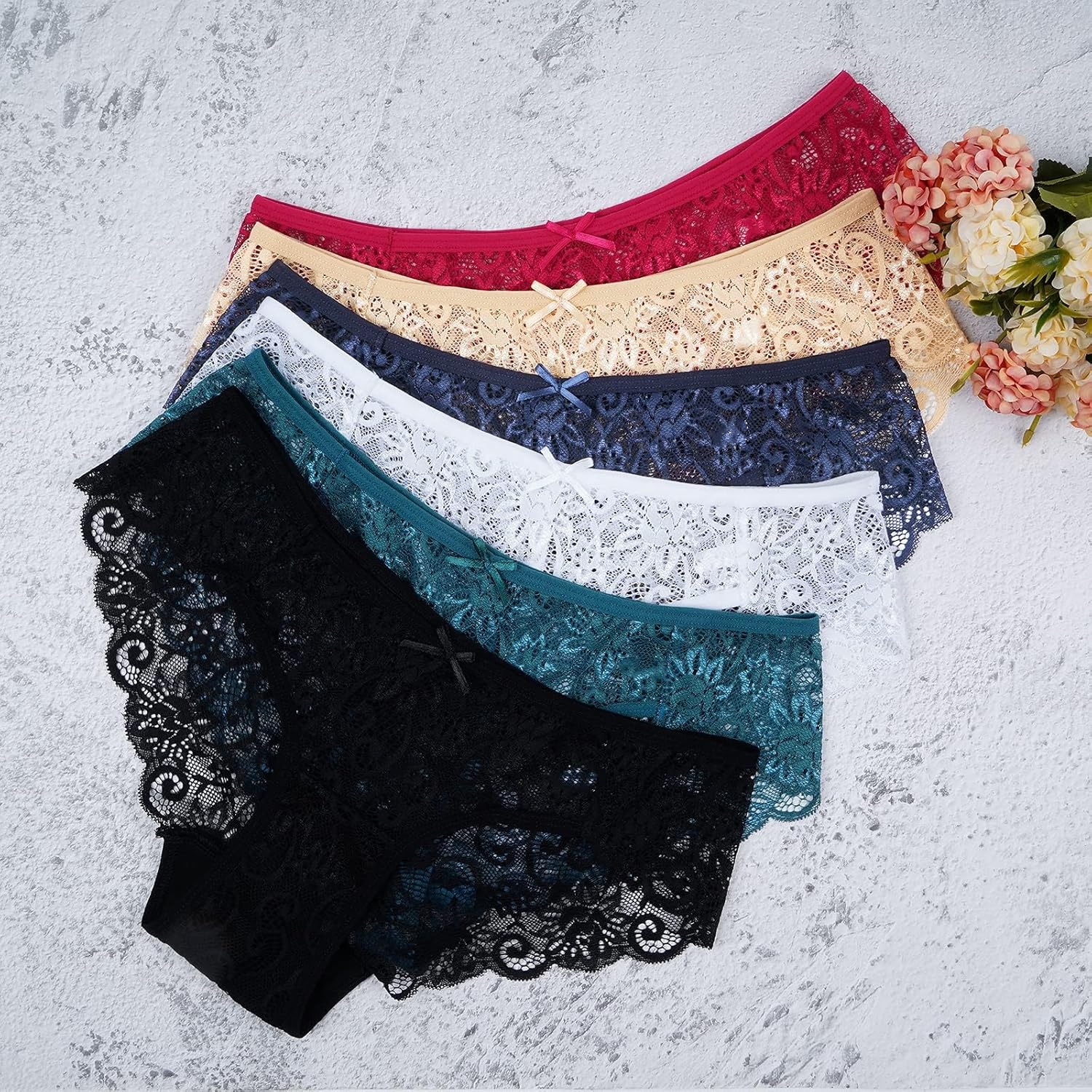 Sunm Boutique Sexy Underwear for Women, Cheeky Lace Women's Panties, Breathable Bikini for Ladies - Image 6