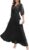 Wedtrend Women’s Sequin Dresses Sparkly Glitter Dress Split Sleeves Formal Dresses Maxi Evening Dress