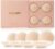 ATTLADY Nipple Covers No Show 4 Pairs- Reusable Adhesive Silicone Sticky Triangle Nipple Pasties for Women