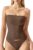 QINSEN Women’s Tube Top Double Lined Strapless Bandeau Top Summer Slim Fit Going Out Tank Tops