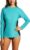 HODOSPORTS Women’s Swim Shirts UPF 50+ Rash Guard Long Sleeve Swimsuit Tops Quick Dry UV Sun Protection
