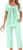 POPYOUNG Womens Pajama Sets Summer Ladies Pjs 2 Piece Loungewear Capri with Pockets Sleepwear