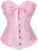 SZIVYSHI Corset Tops for Women, Bustier Shapewear Lingerie, Lace Waist Push Up Bodysuit