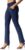 VOOVEEYA Womens Straight Leg Leggings, High Waisted Yoga Pants with Pockets Tummy Control Bootcut Casual Dress Pants